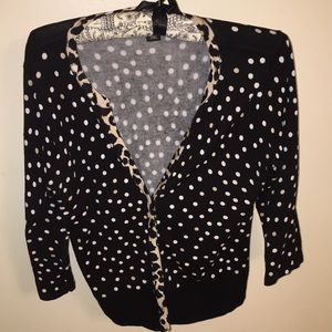 Polka dot cardigan